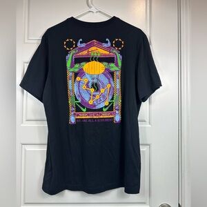 Nike Men’s DriFit 90s Inspired Graphic Tee Classic Black Cotton Blend Size Large